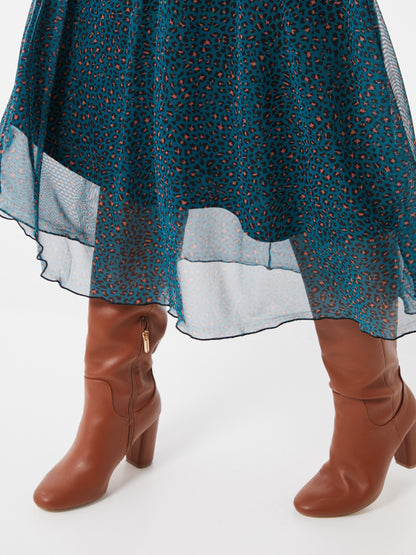 Moves Midi Jurken Jurk Marisan Dames Aqua