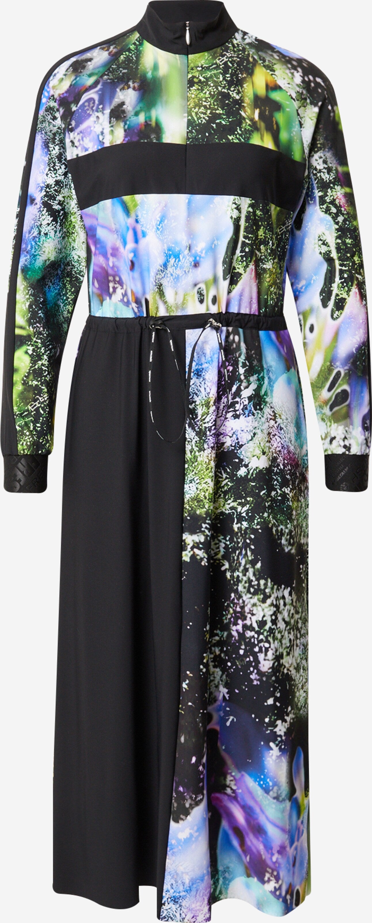  Maxi Jurken Jurk Flower Dames Jade Groen / Lichtgroen