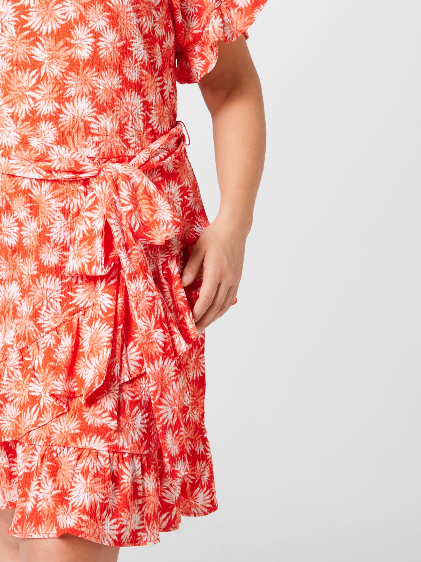  Zomerjurken Zomerjurk PALM Dames Oranjerood