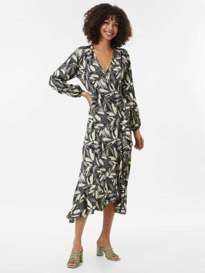 Soaked In Luxury Midi Jurken Jurk Karven Dames Zwart
