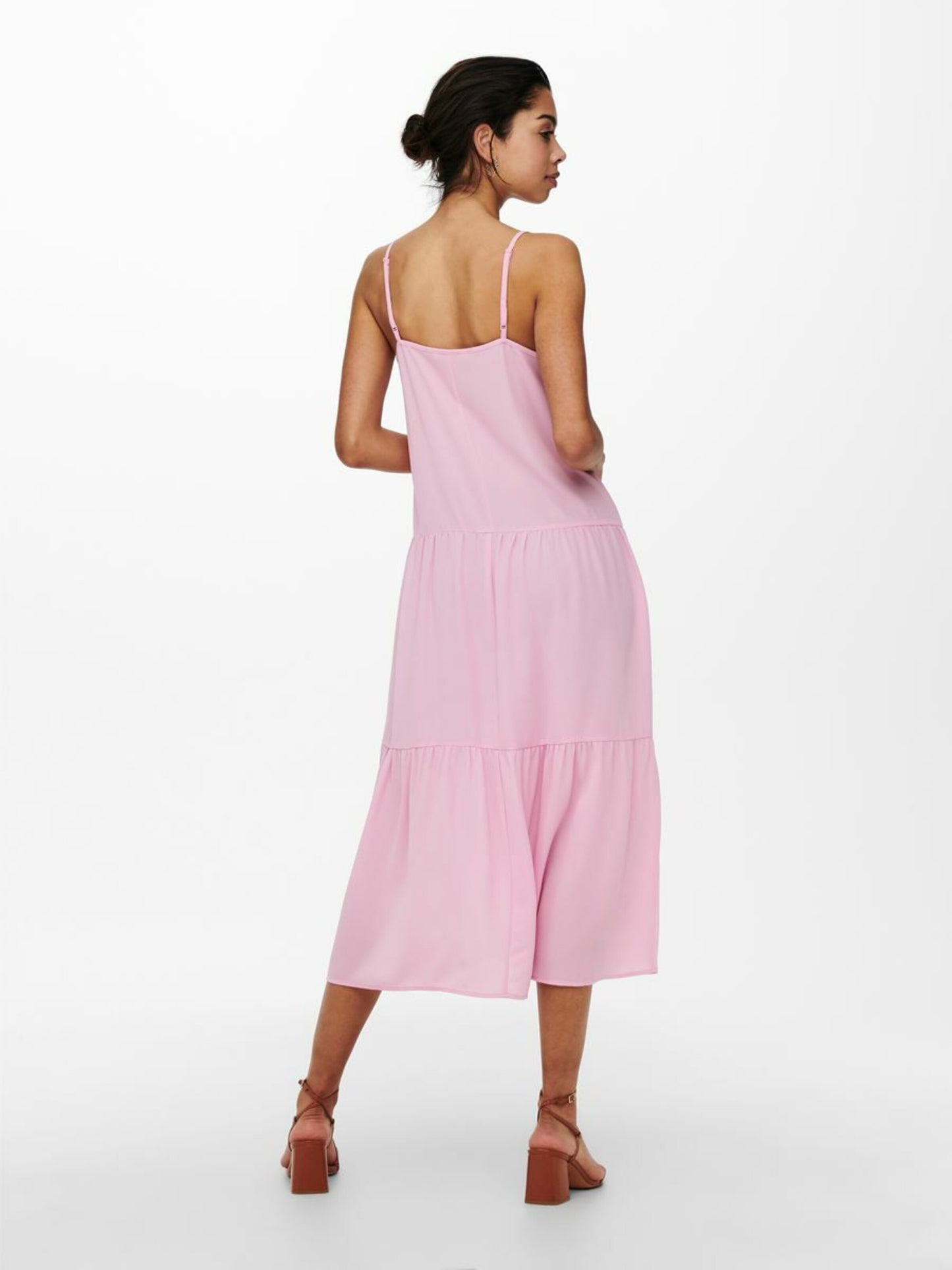 ONLY Midi Jurken Jurk Dames Rosa