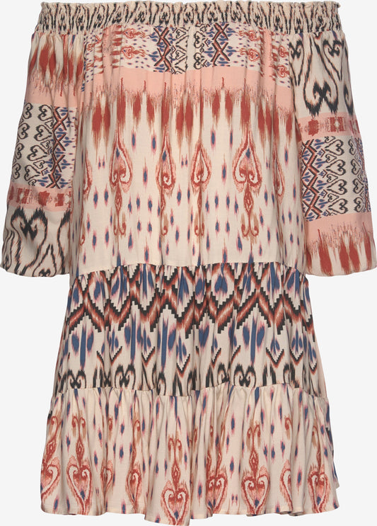 Buffalo Mini Jurken Jurk Dames Crème