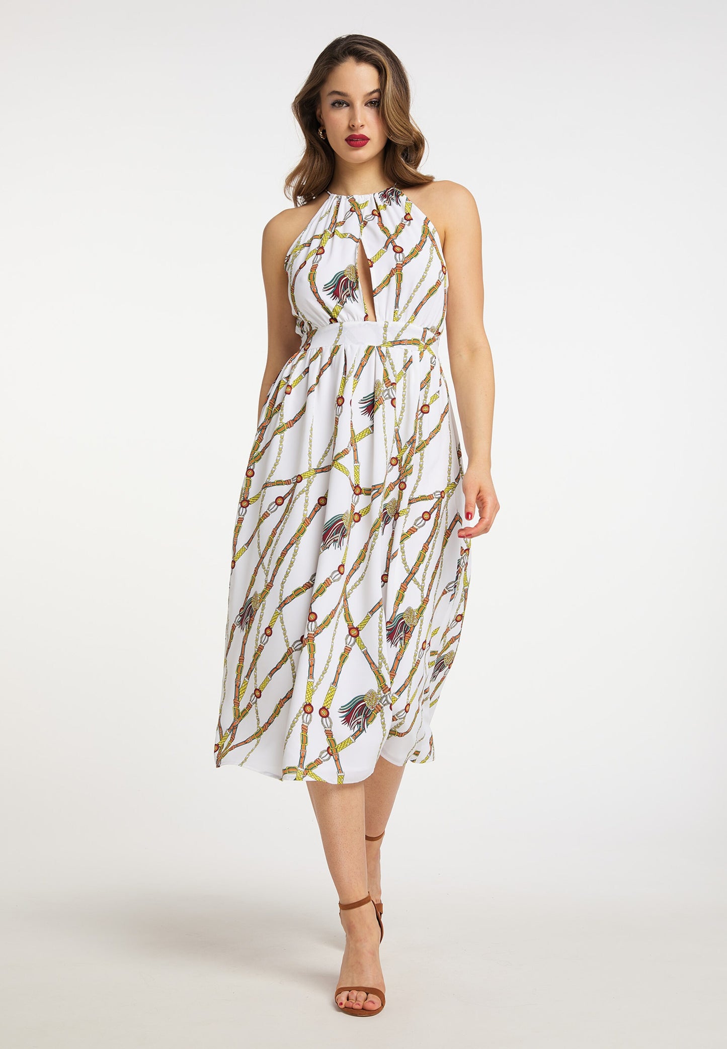 Faina Zomerjurken Zomerjurk Dames Wit