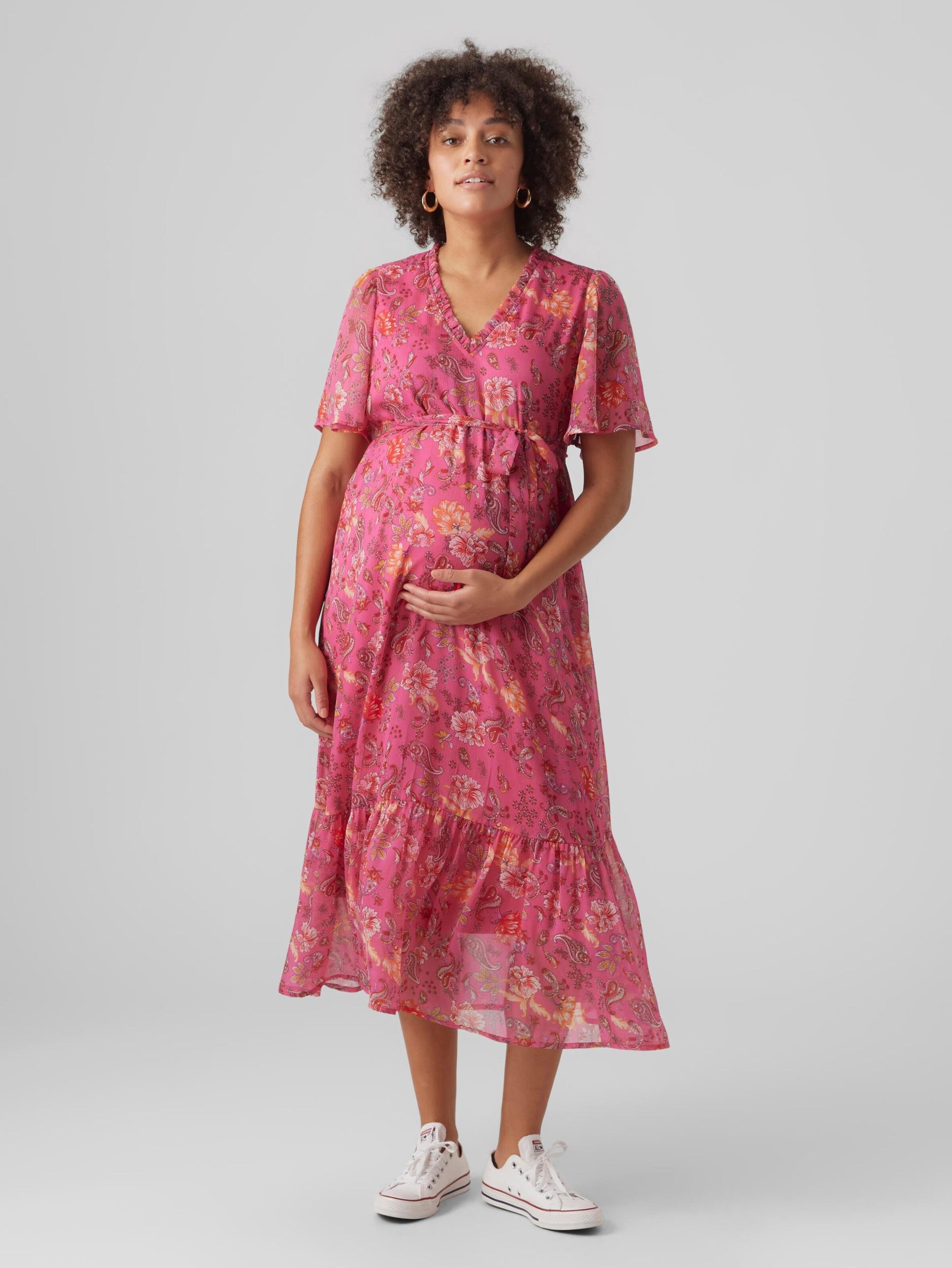  Maxi Jurken Jurk SILO Dames Roze
