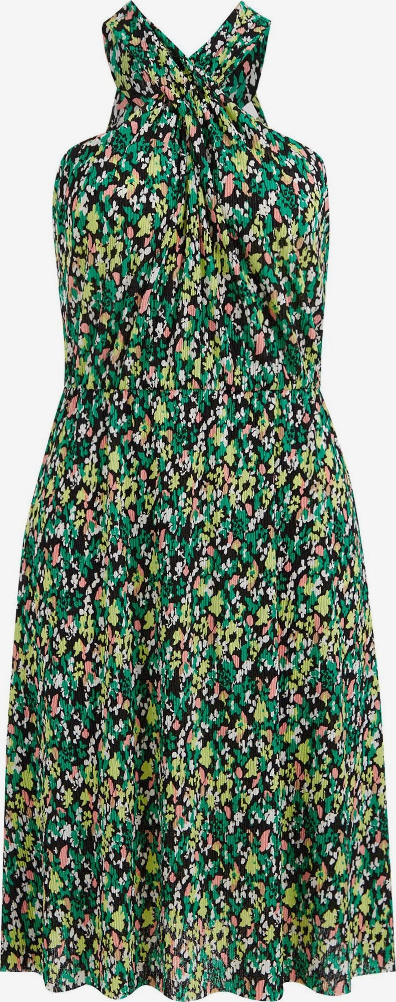 WE FASHION Zomerjurken Zomerjurk Dames Groen / Lichtgroen