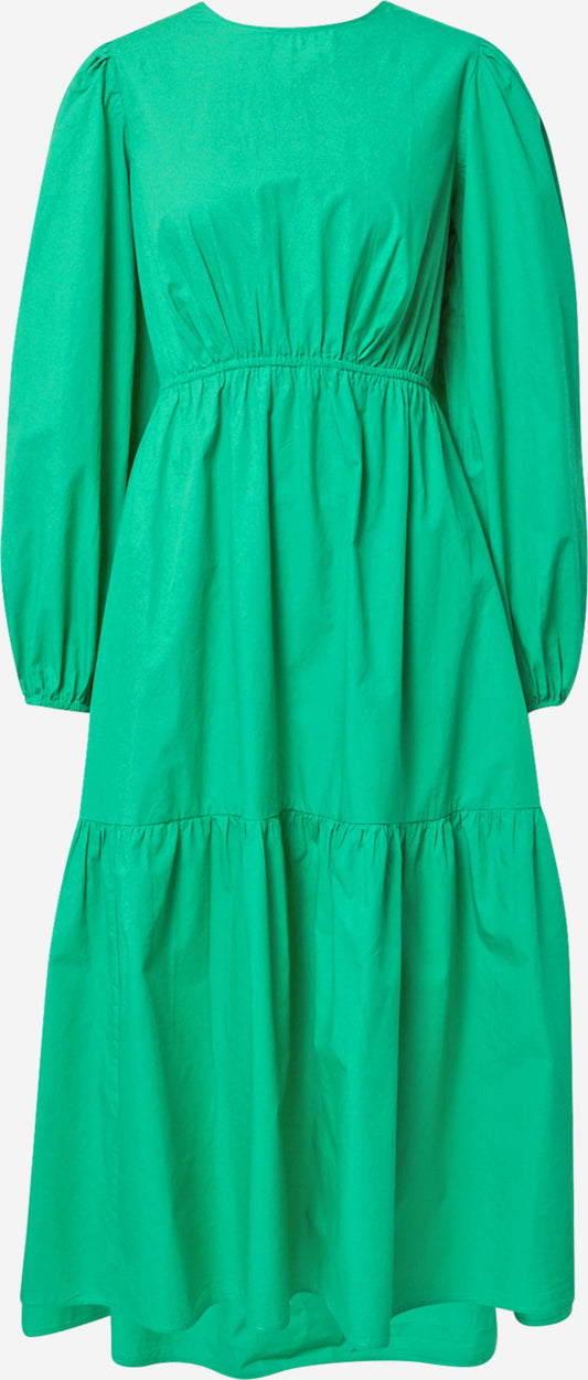 WAREHOUSE Midi Jurken Jurk Dames Grasgroen