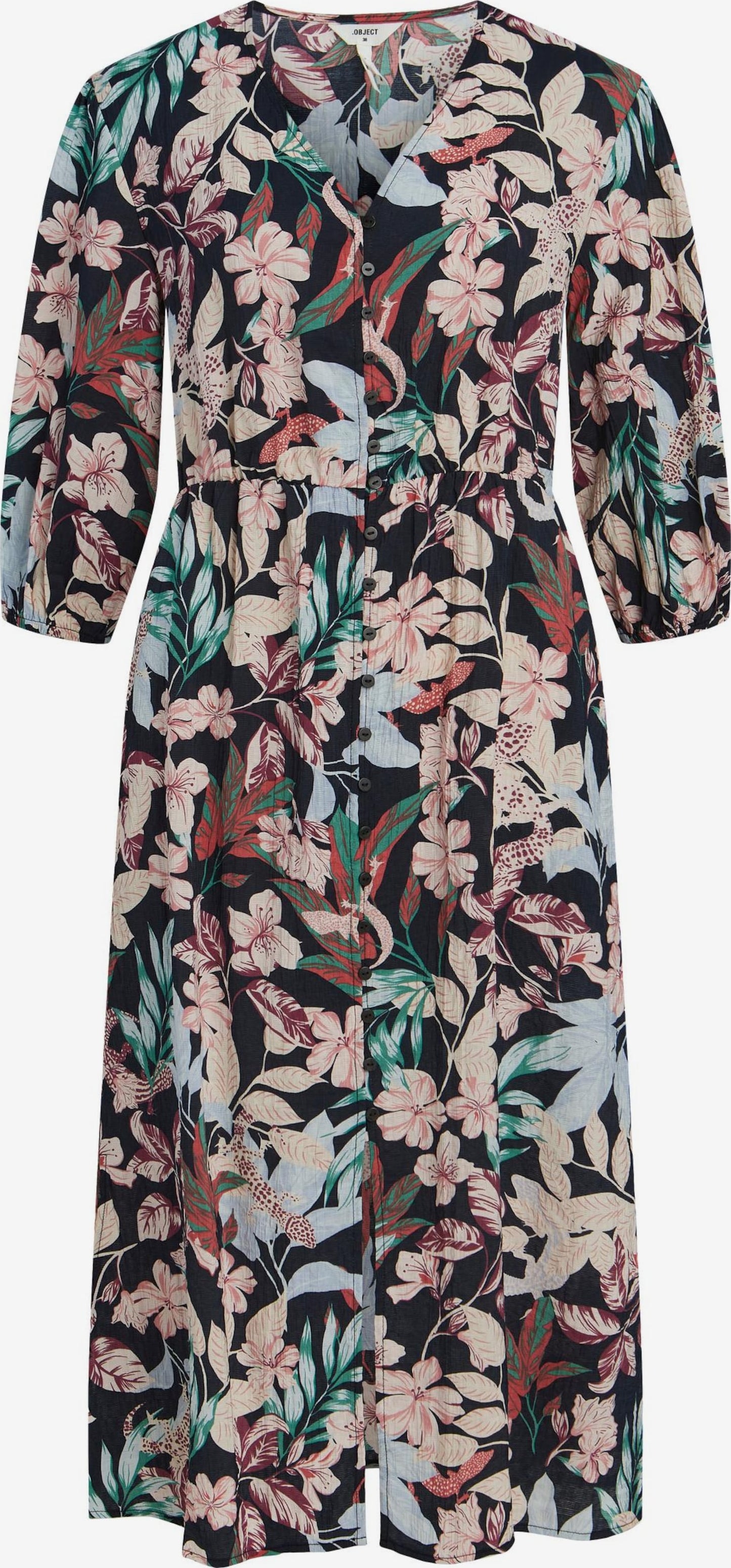 Object Blousejurken Blousejurk PARIS Dames Gemengde Kleuren