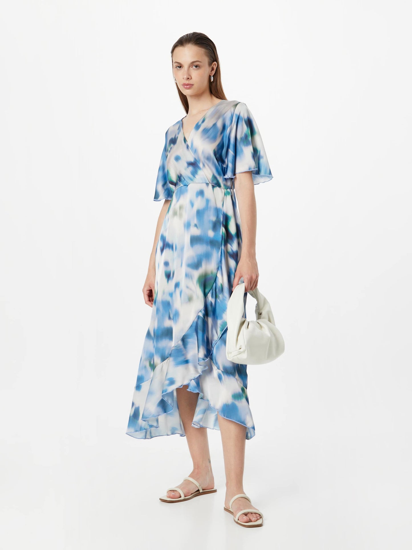  Midi Jurken Jurk Dames Blauw