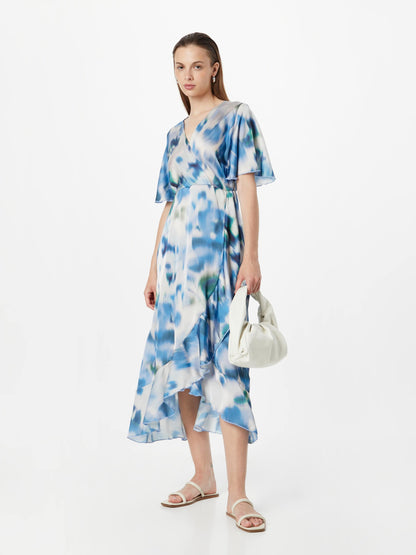  Midi Jurken Jurk Dames Blauw