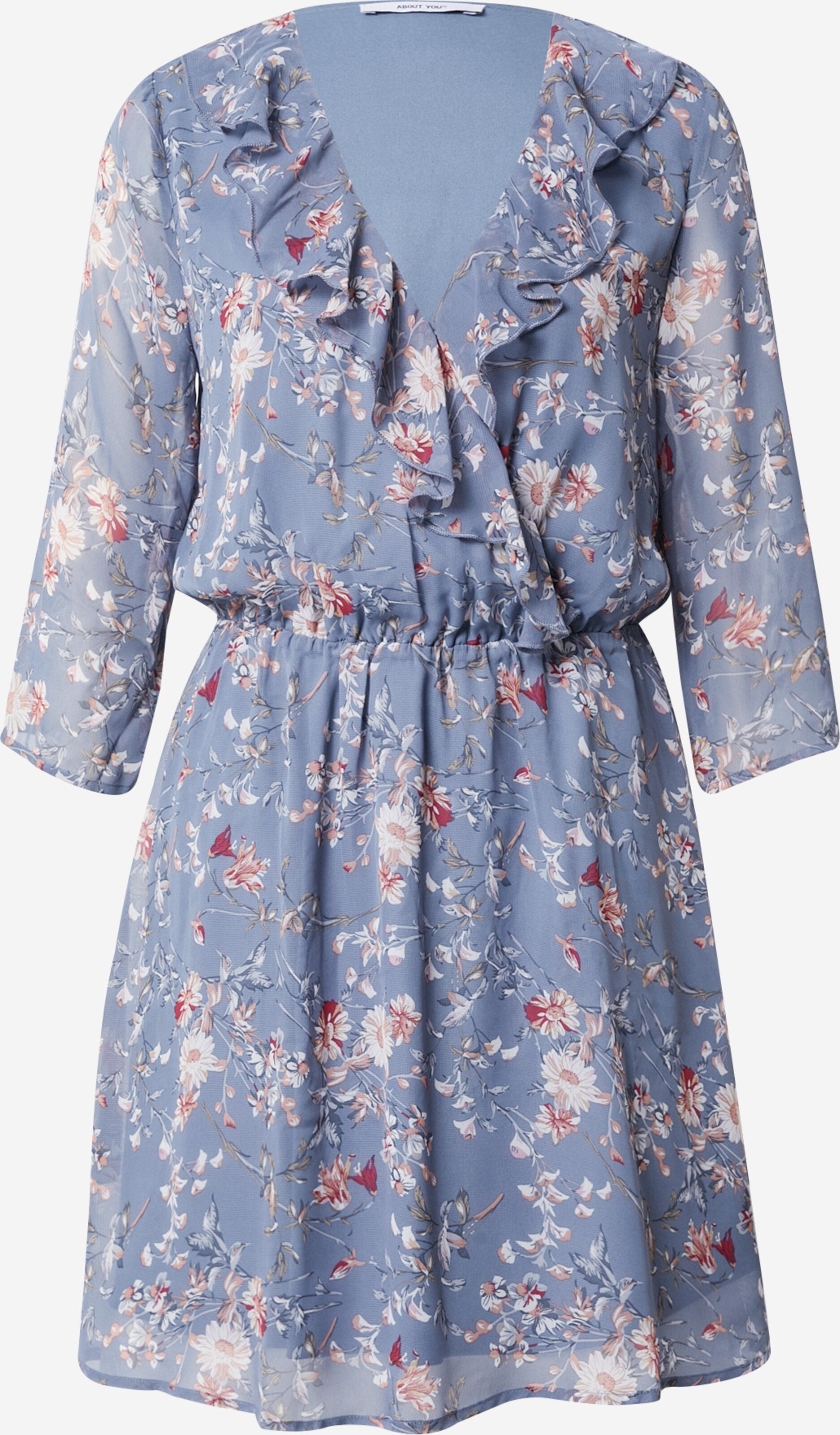 About You Mini Jurken Jurk Levke Dames Smoky Blue