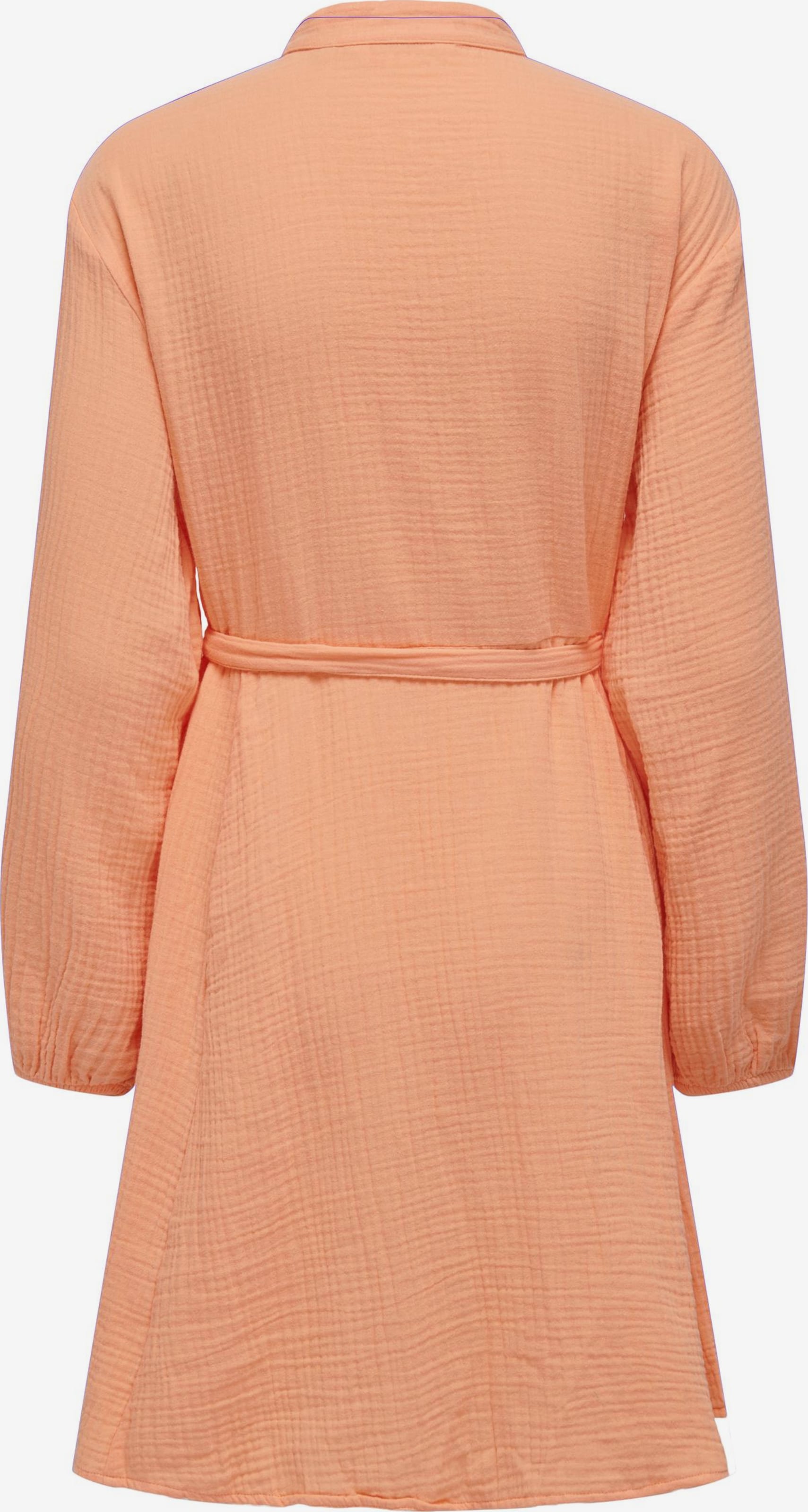 ONLY Blousejurken Blousejurk THYRA Dames Abrikoos