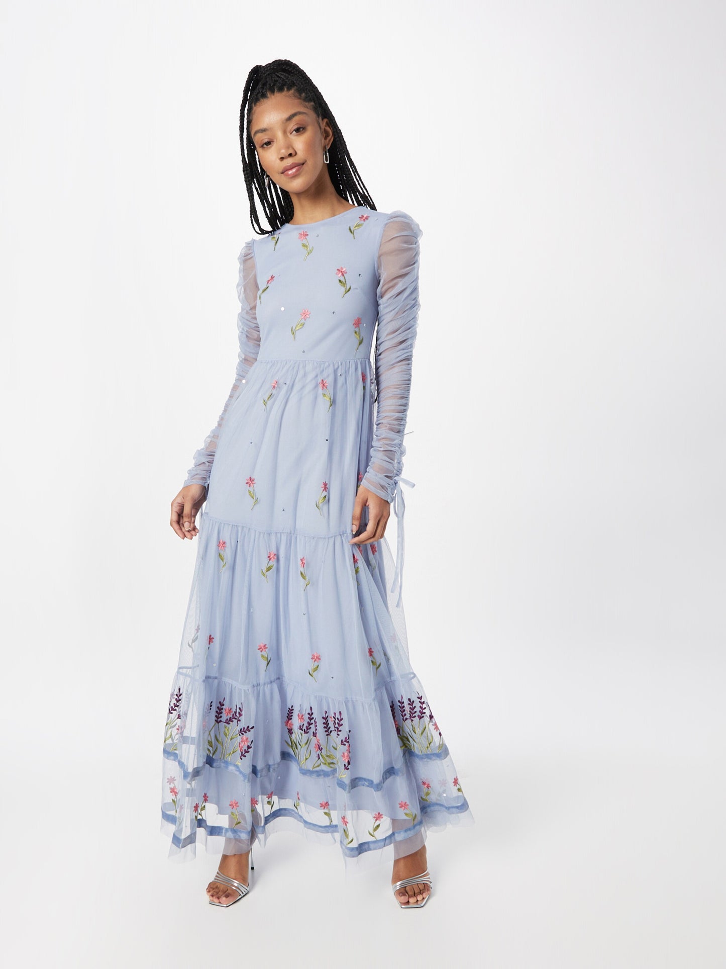 Avondjurken Avondjurk Dames Smoky Blue