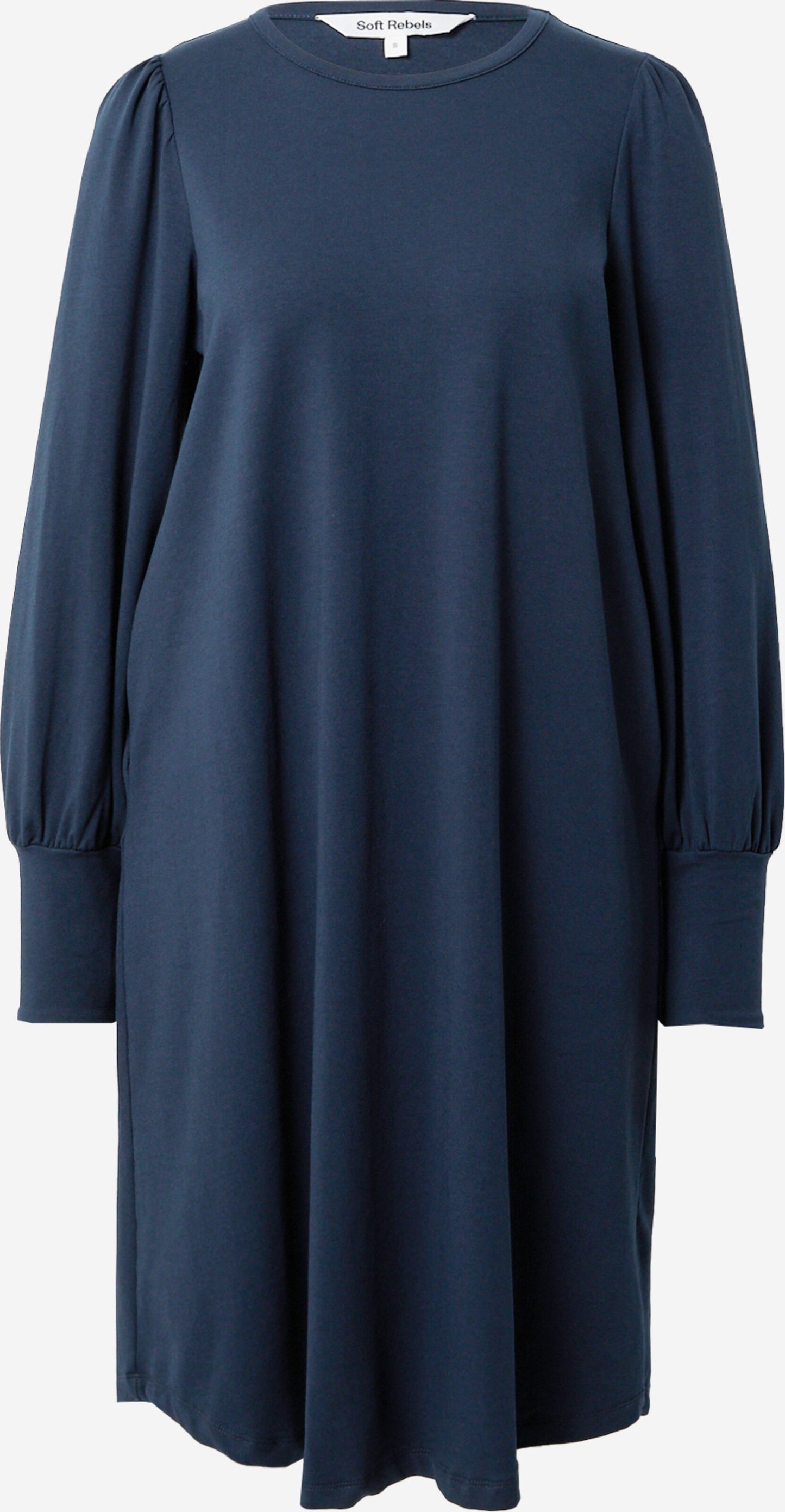 Soft Rebels Mini Jurken Jurk Danielle Dames Nachtblauw
