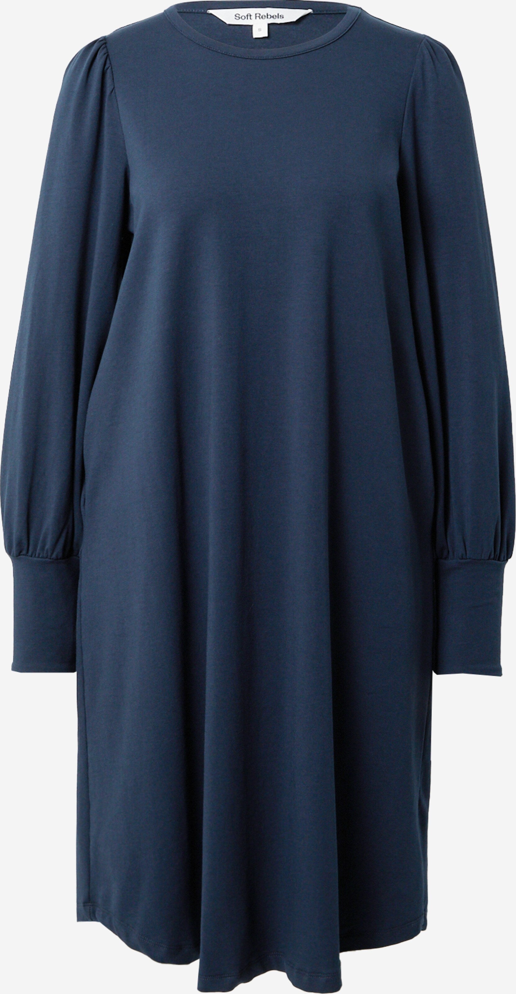 Soft Rebels Mini Jurken Jurk Danielle Dames Nachtblauw
