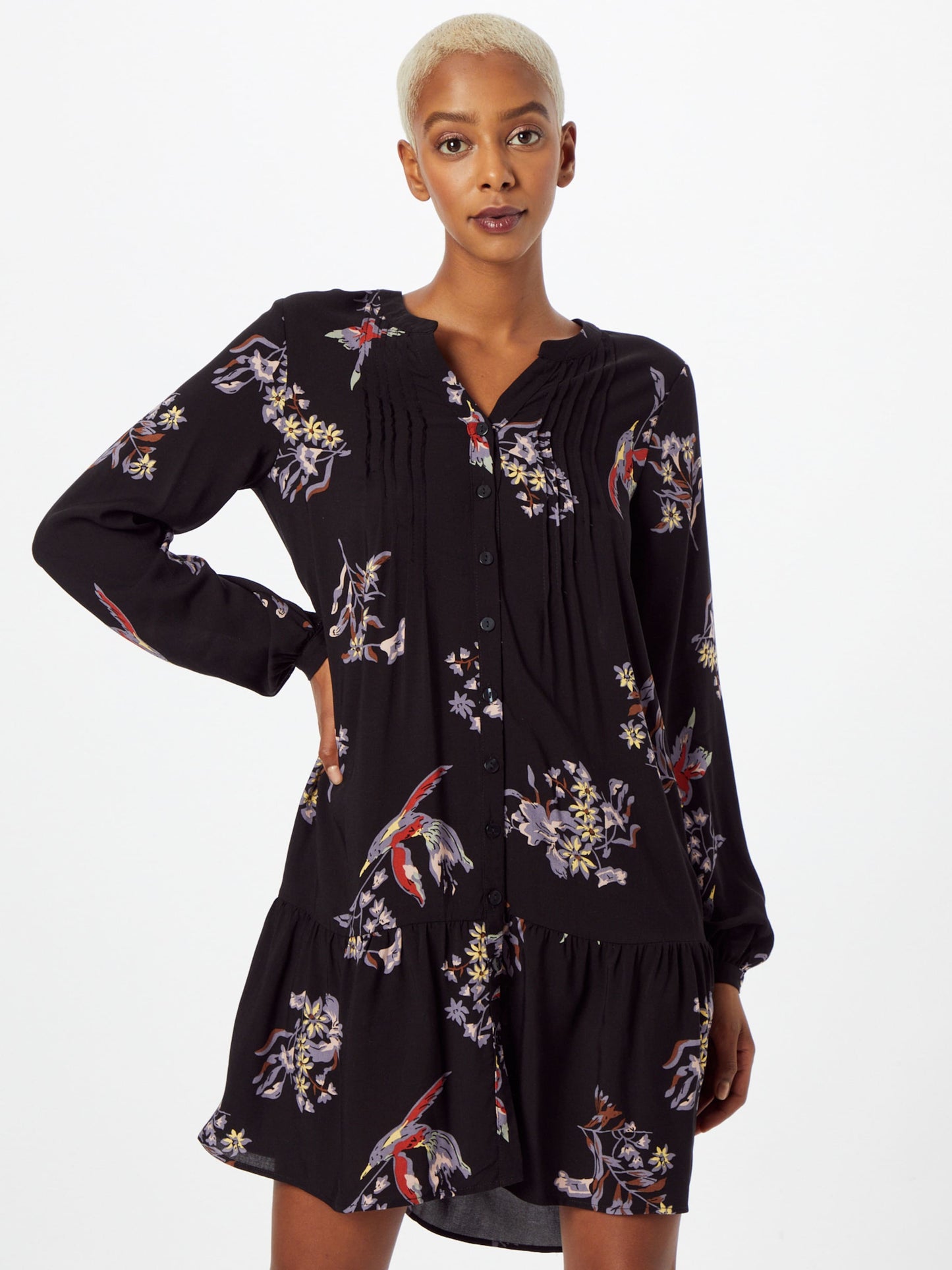 About You Blousejurken Blousejurk Cassidy Dames Zwart