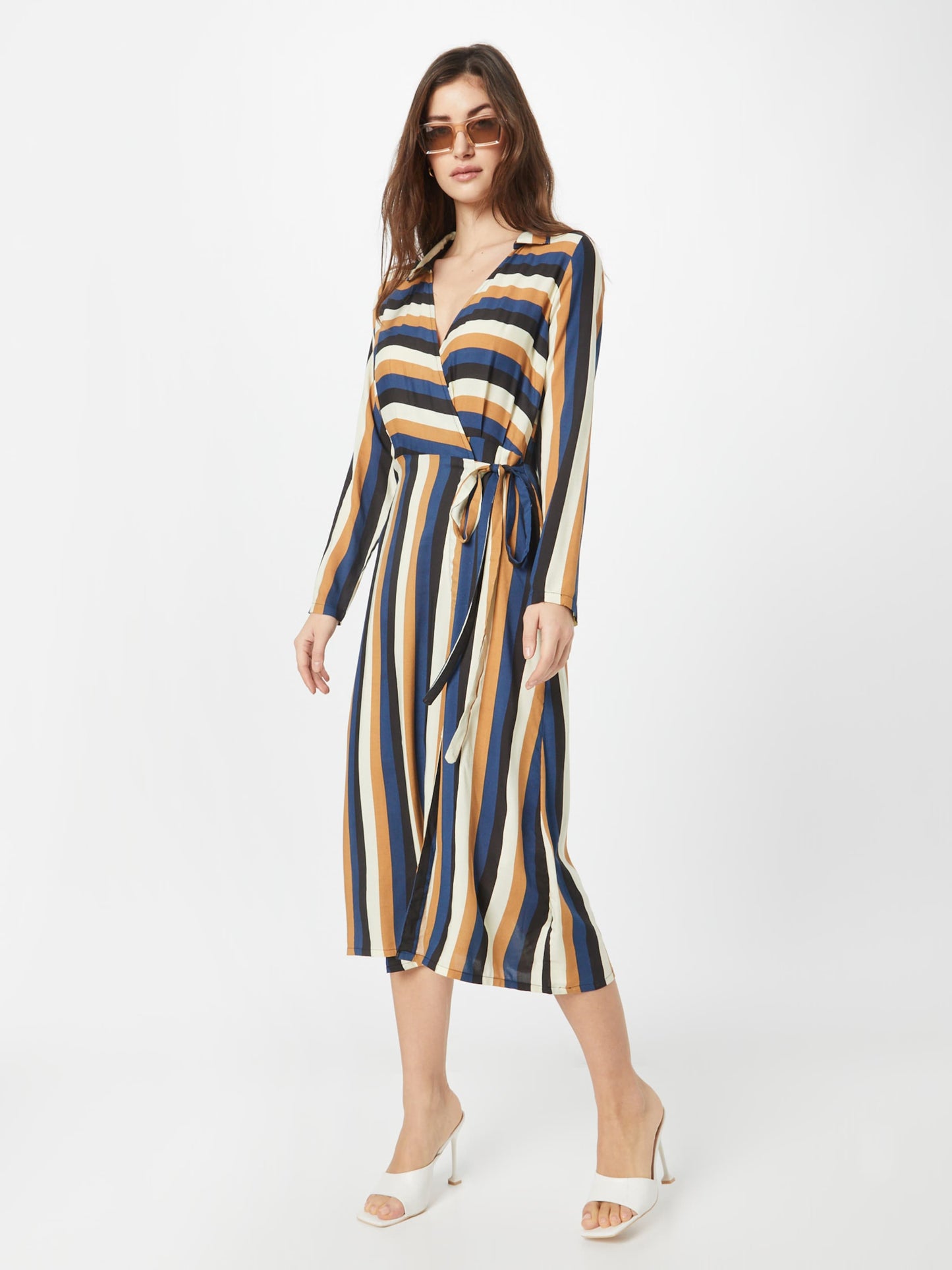 Compania Fantastica Midi Jurken Jurk Vestido Dames Ivoor