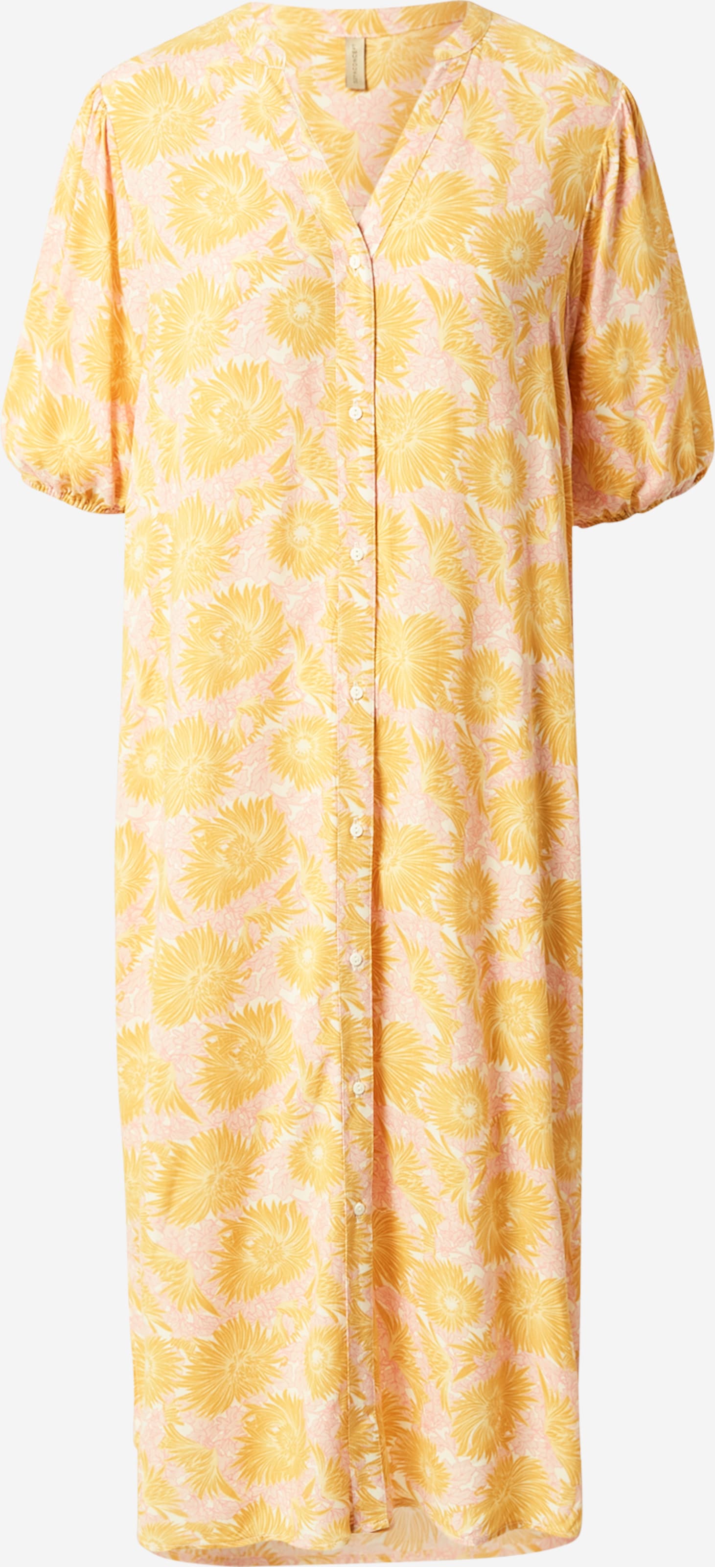 Soyaconcept Blousejurken Blousejurk DARA Dames Geel