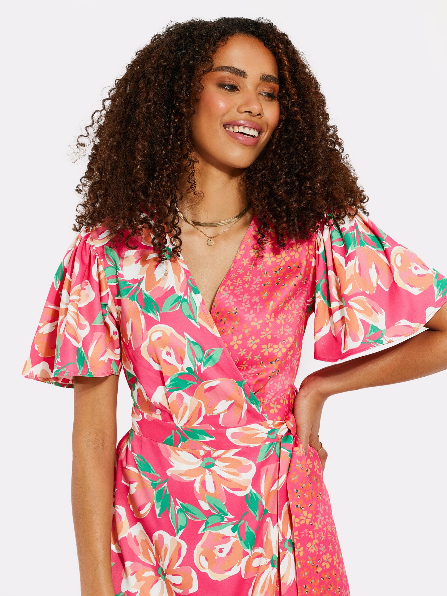 Threadbare Zomerjurken Zomerjurk Koko Dames Lichtroze