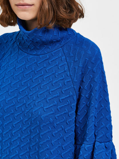 Selected Femme Mini Jurken Jurk Rose Dames Royal Blue/koningsblauw
