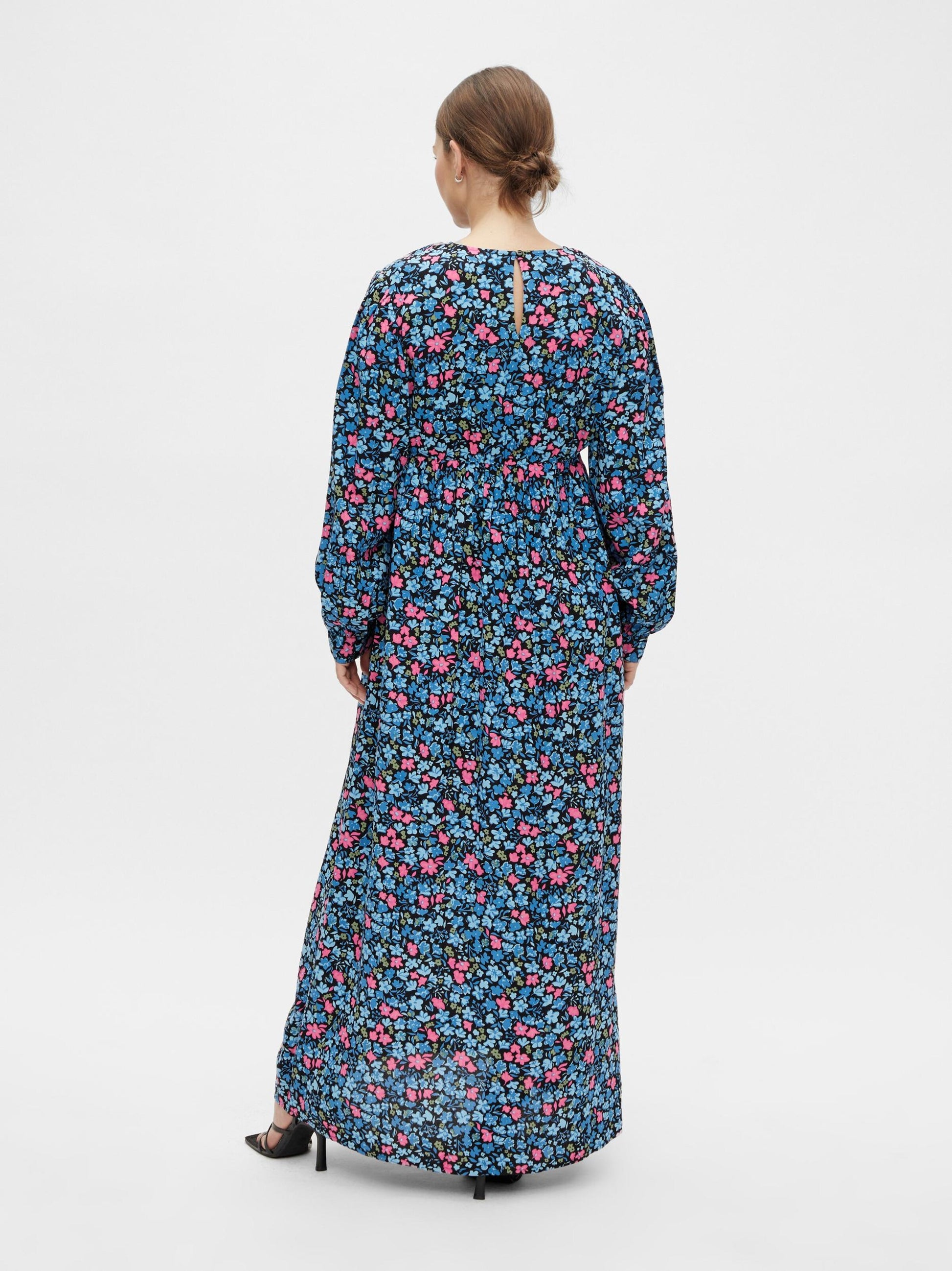 Mamalicious Maxi Jurken Jurk Geneva Dames Nachtblauw