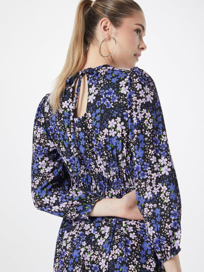 Dorothy Perkins Midi Jurken Jurk Dames Blauw / Donkerblauw