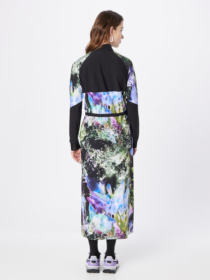  Maxi Jurken Jurk Flower Dames Jade Groen / Lichtgroen