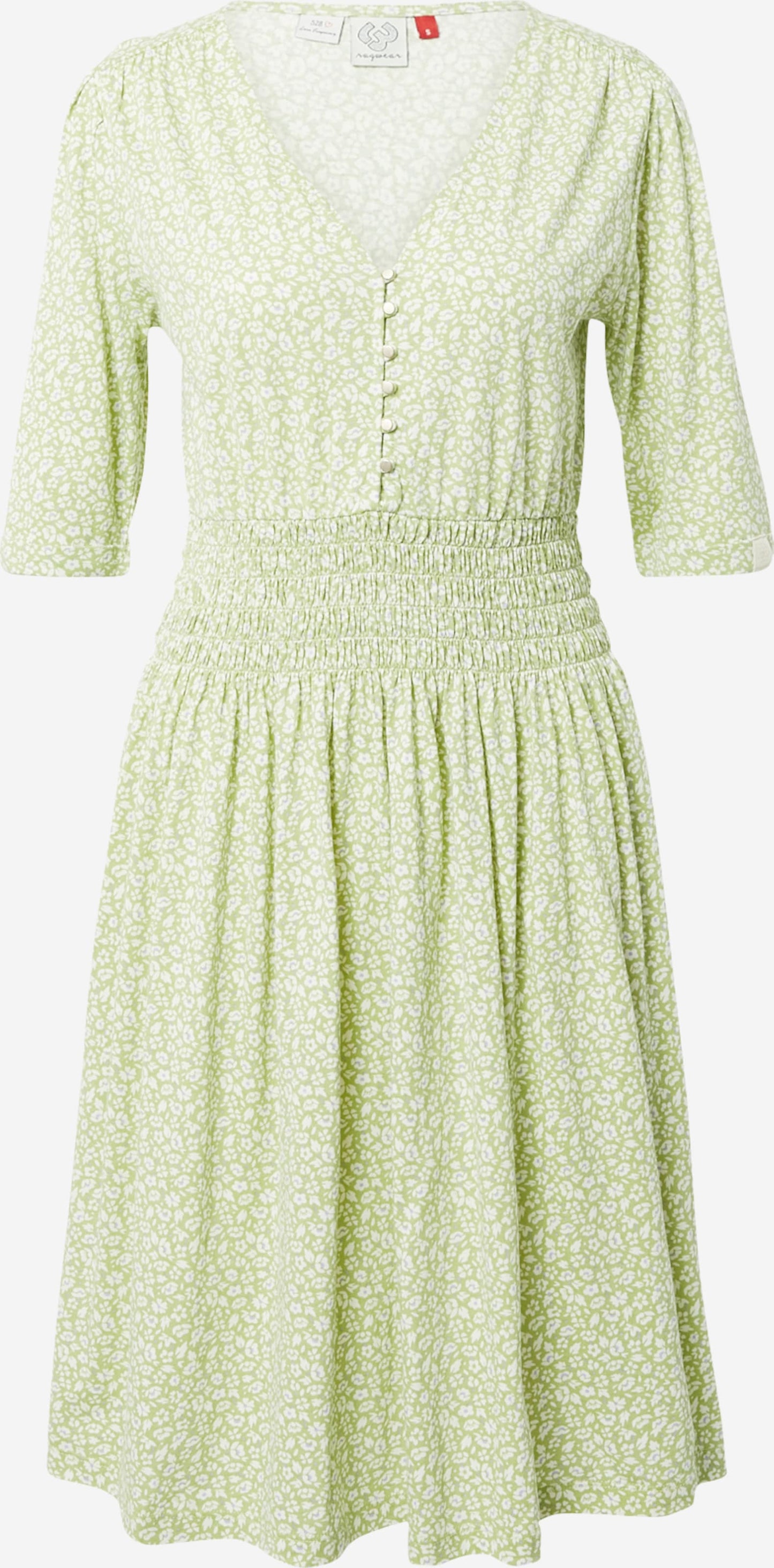 Ragwear Blousejurken Blousejurk TWISTTY Dames Lichtgroen