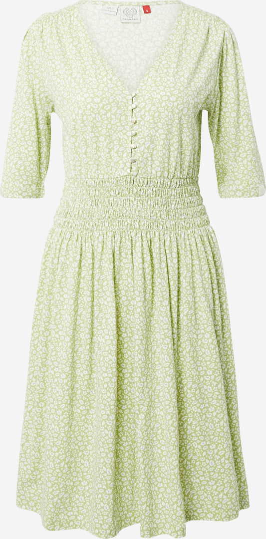 Ragwear Blousejurken Blousejurk TWISTTY Dames Lichtgroen