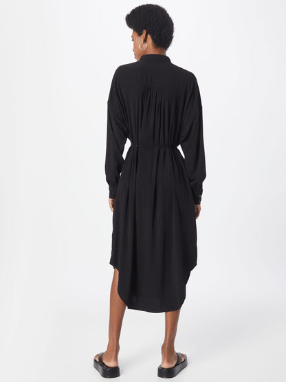 Soft Rebels Blousejurken Blousejurk Freedom Dames Zwart