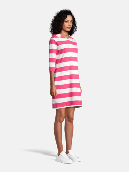  Zomerjurken Zomerjurk Löövstick Dames Fuchsia