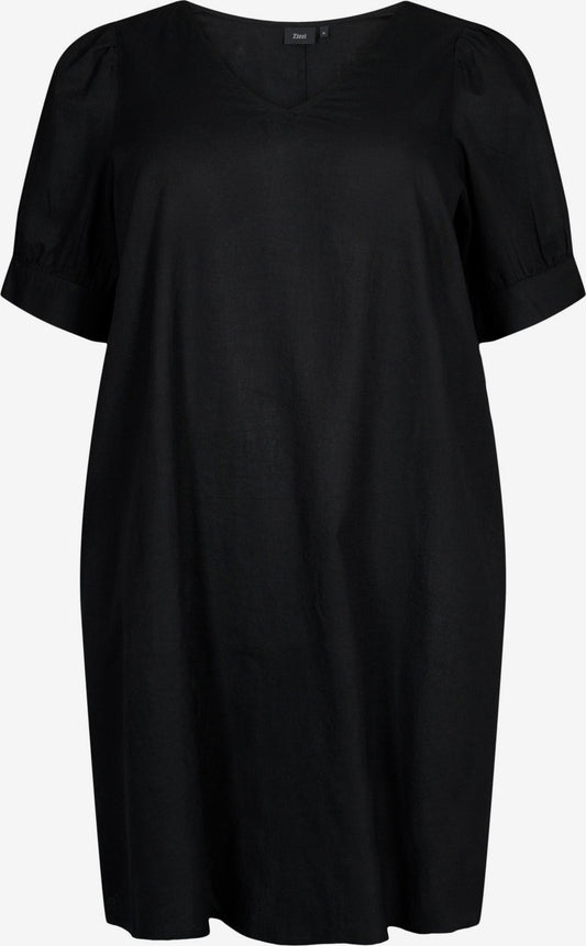 Zizzi Mini Jurken Jurk VFLEX Dames Zwart