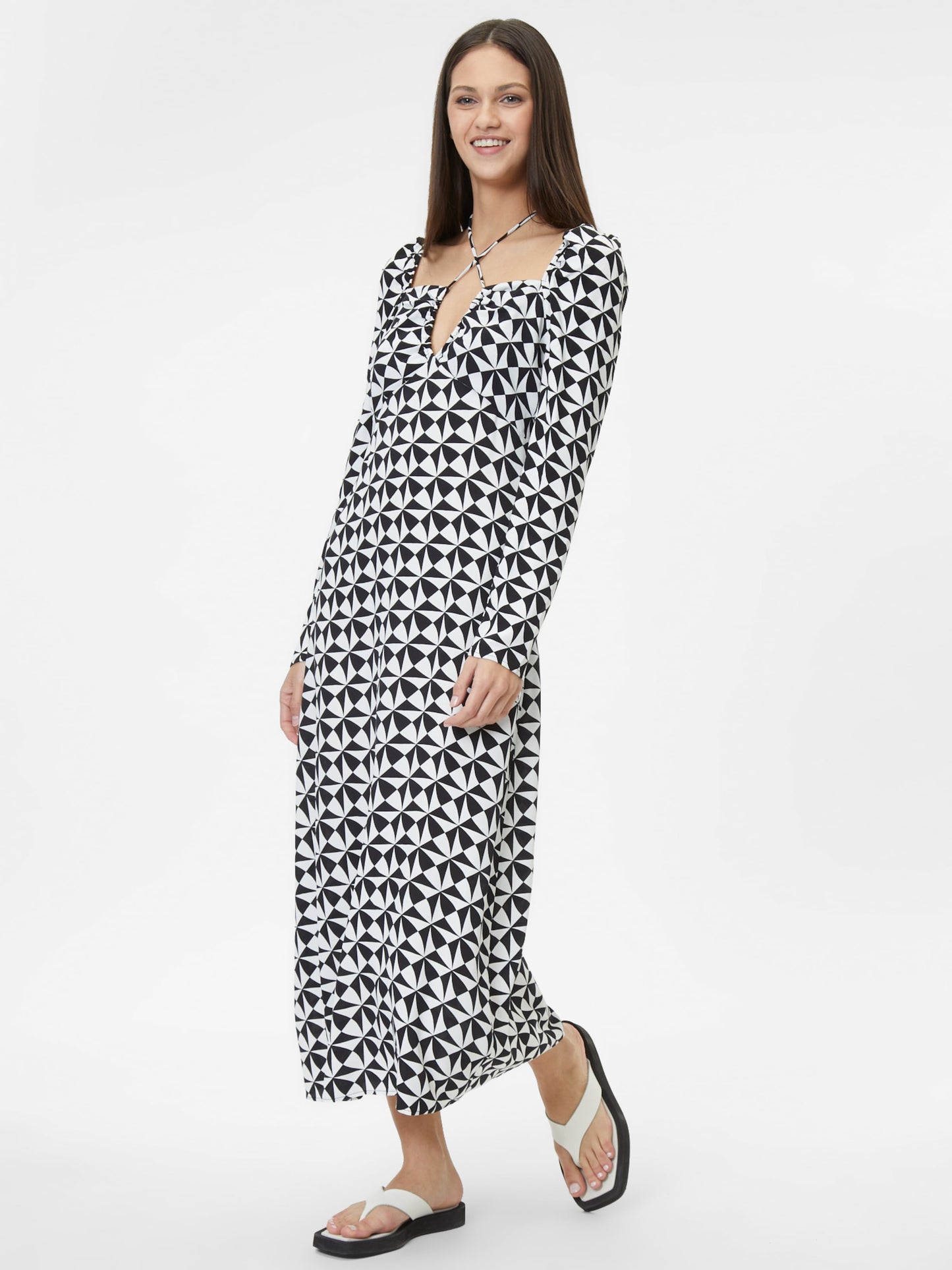 Dorothy Perkins Maxi Jurken Jurk Dames Zwart / Wit