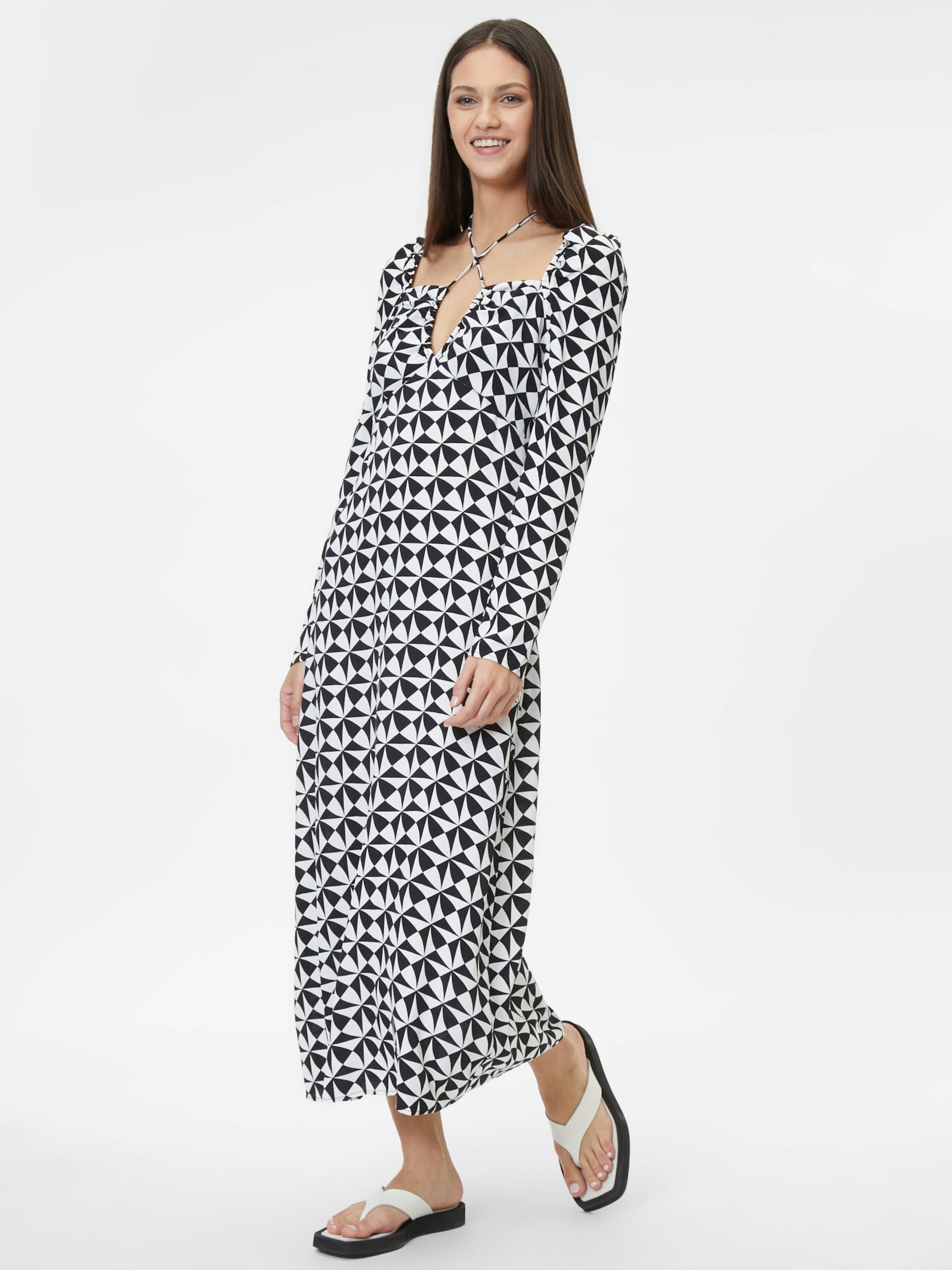 Dorothy Perkins Maxi Jurken Jurk Dames Zwart / Wit