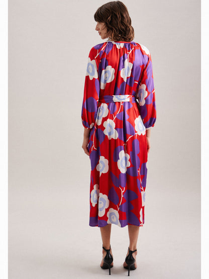Seidensticker Midi Jurken Jurk Schwarze Rose Dames Rood
