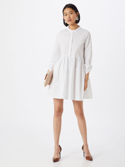 ONLY Blousejurken Blousejurk Ditte Dames Wit
