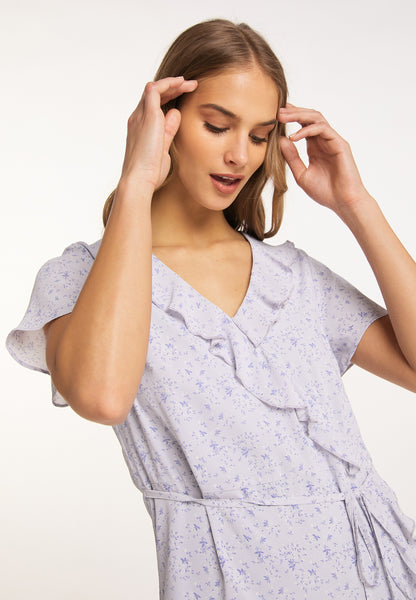 MyMO Zomerjurken Zomerjurk Dames Sering / Donkerlila