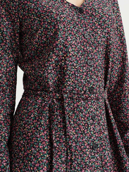 WE FASHION Blousejurken Blousejurk Dames Gemengde Kleuren