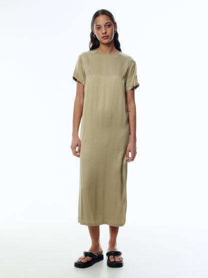 EDITED Maxi Jurken Jurk Polly Dames Beige