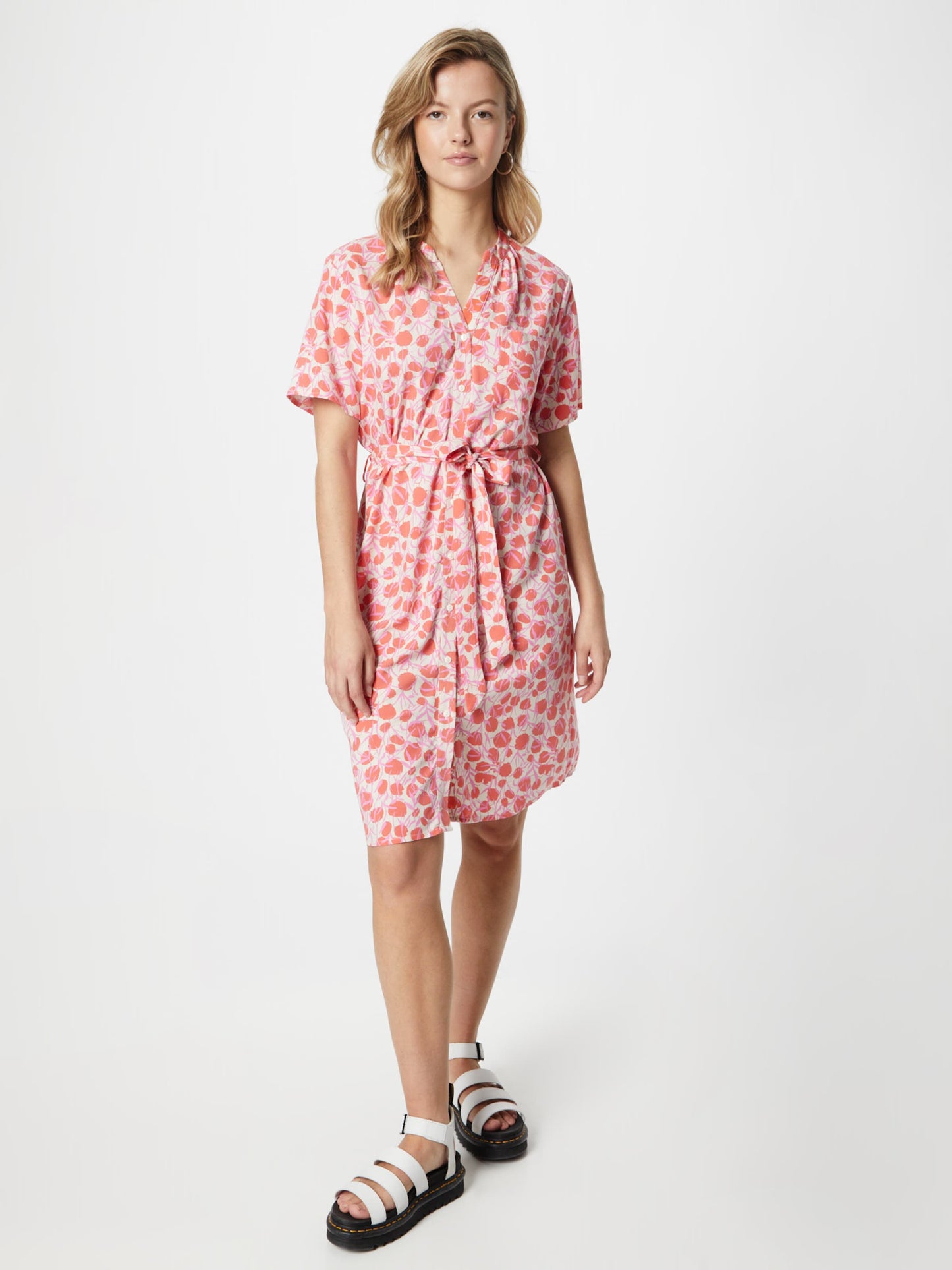 Object Blousejurken Blousejurk Ema Elise Dames Koraal