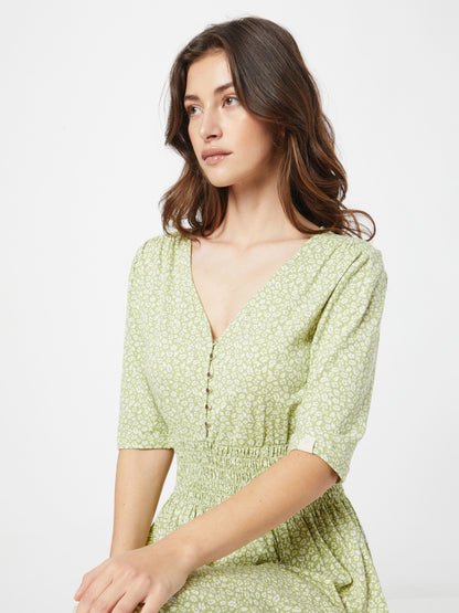 Ragwear Blousejurken Blousejurk TWISTTY Dames Lichtgroen