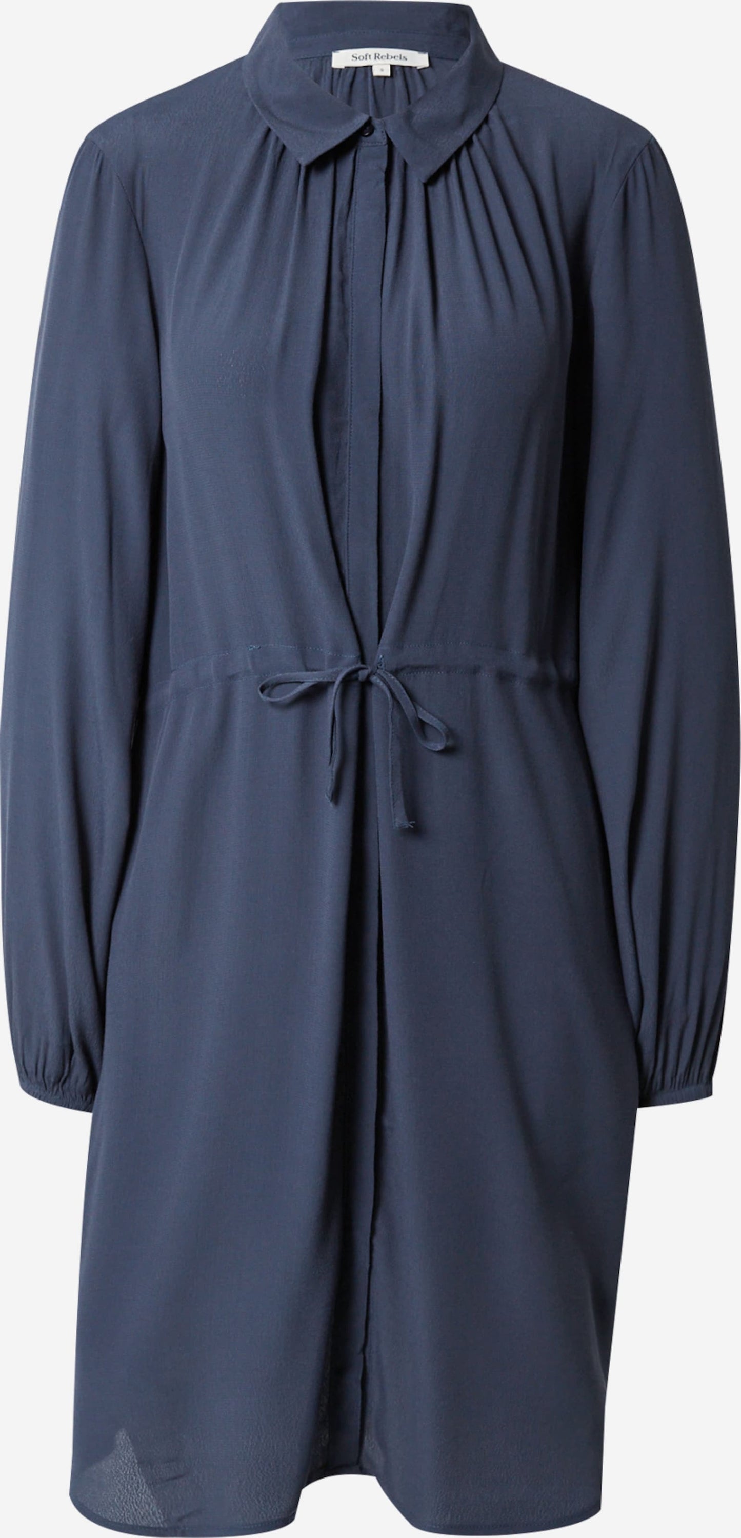 Soft Rebels Blousejurken Blousejurk Anna Dames Marine