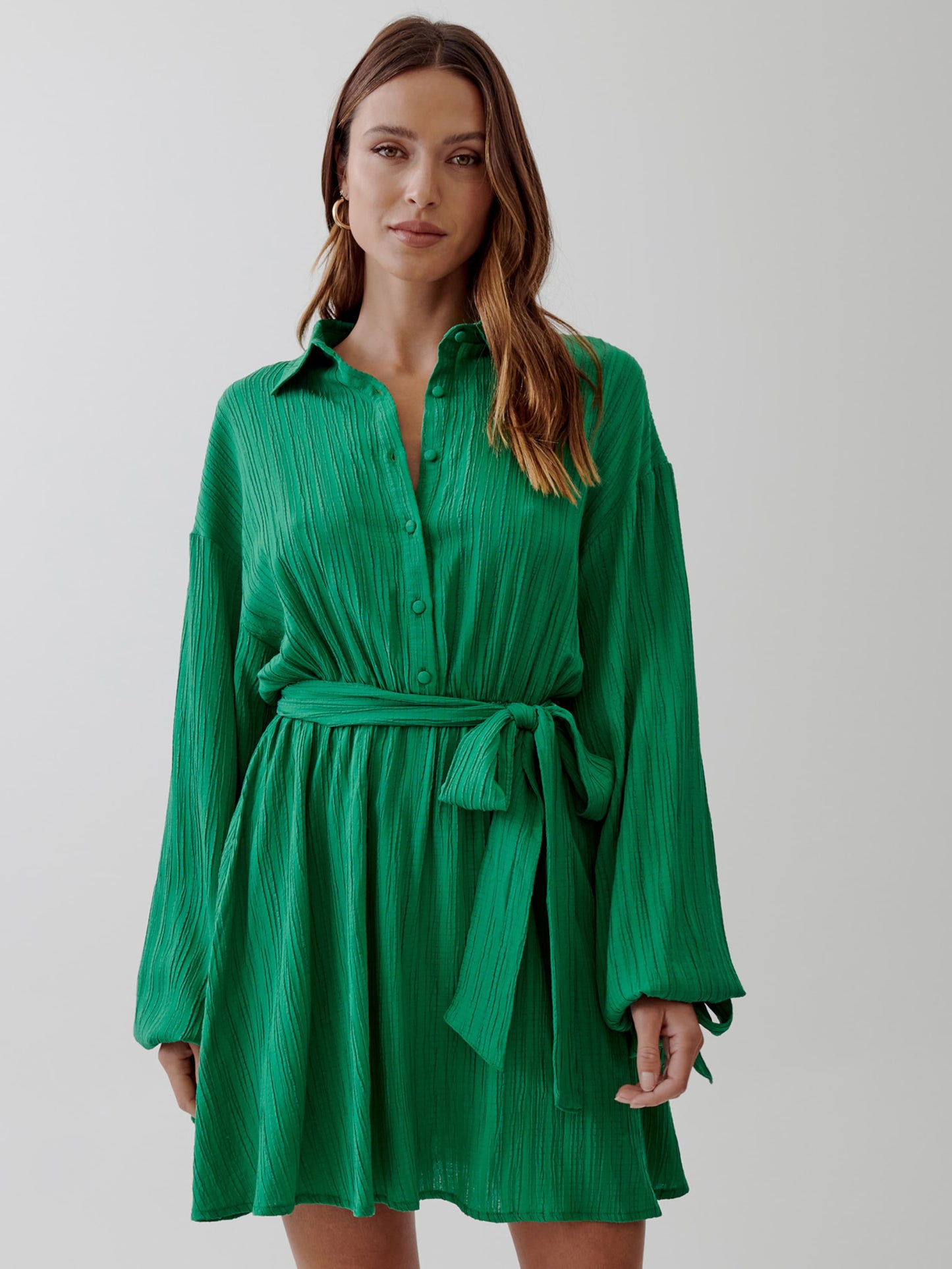 Tussah Blousejurken Blousejurk TANA Dames Groen