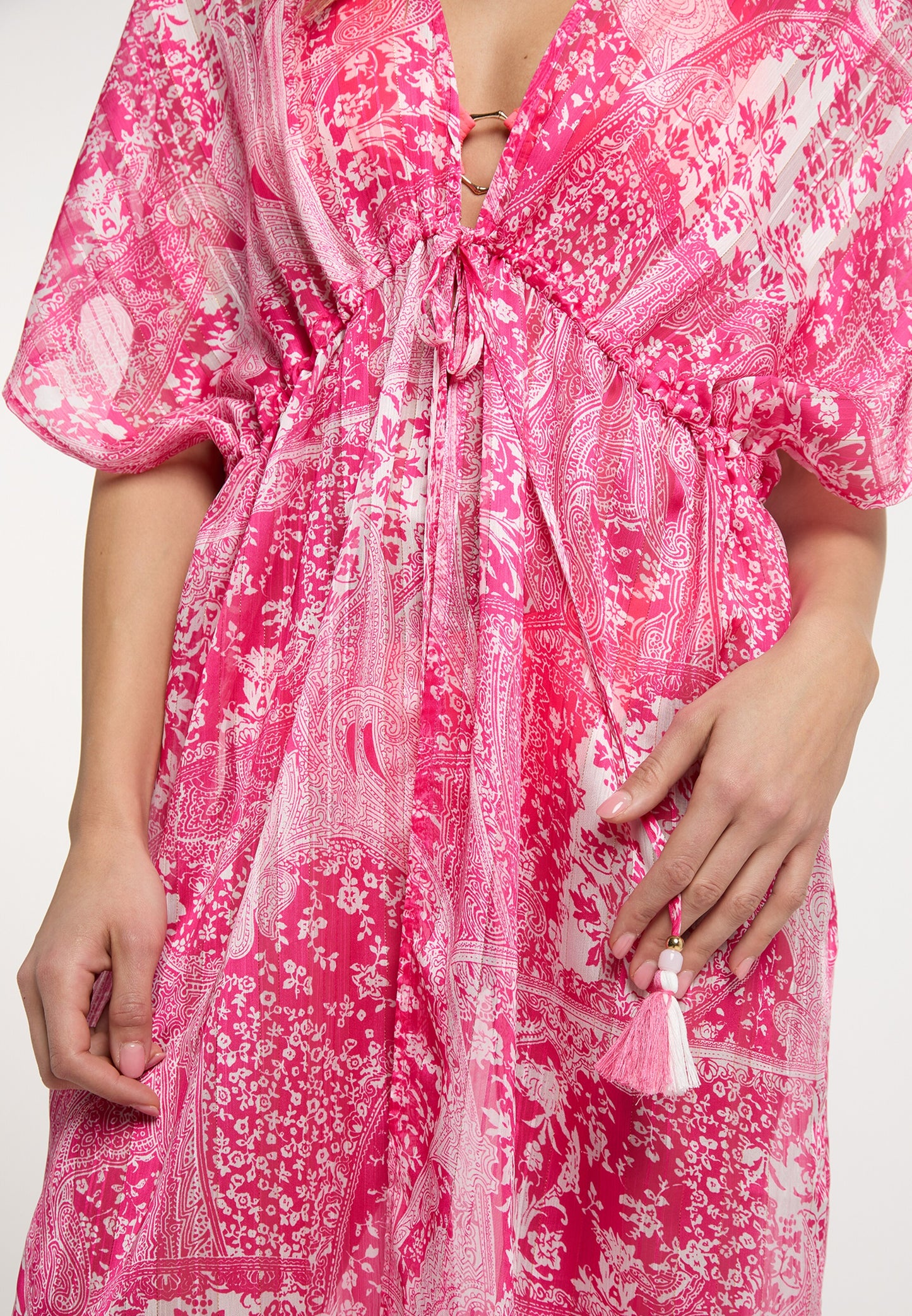 IZIA Strandjurkjes Strandjurk Dames Fuchsia