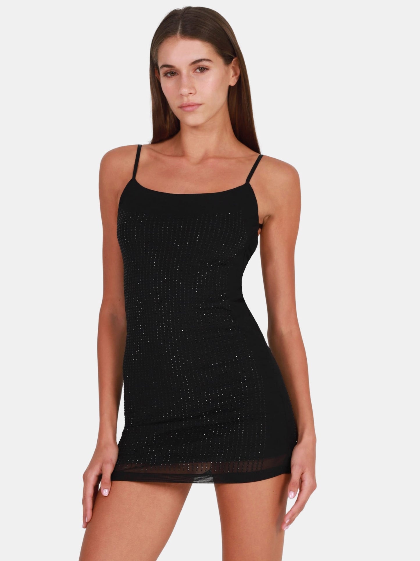 OW Collection Mini Jurken Jurk Glory Dames Zwart