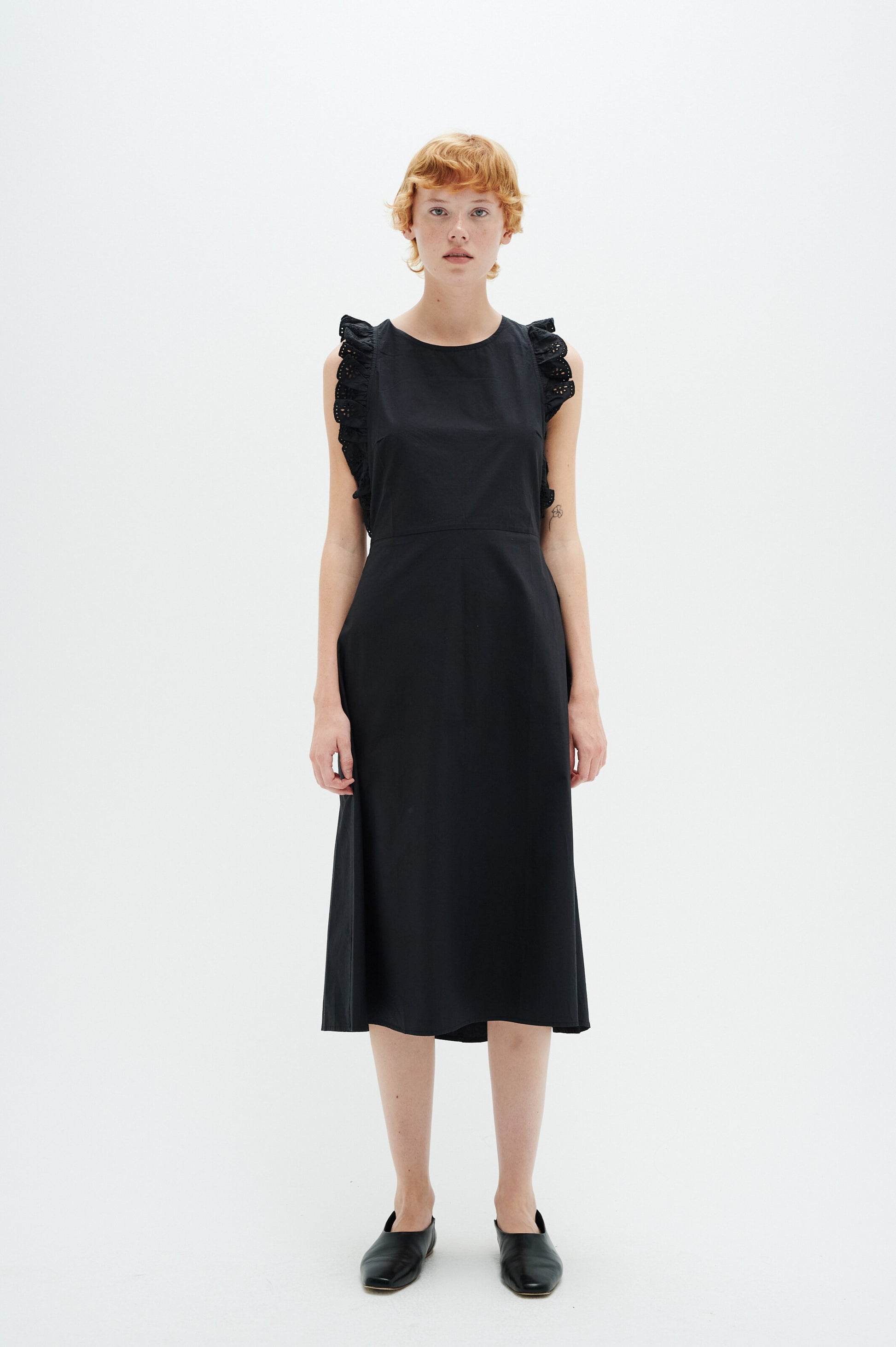 InWear Midi Jurken Jurk Thina Dames Zwart
