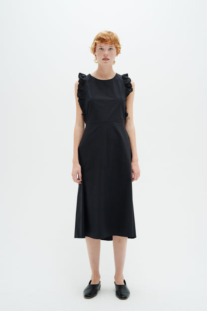 InWear Midi Jurken Jurk Thina Dames Zwart