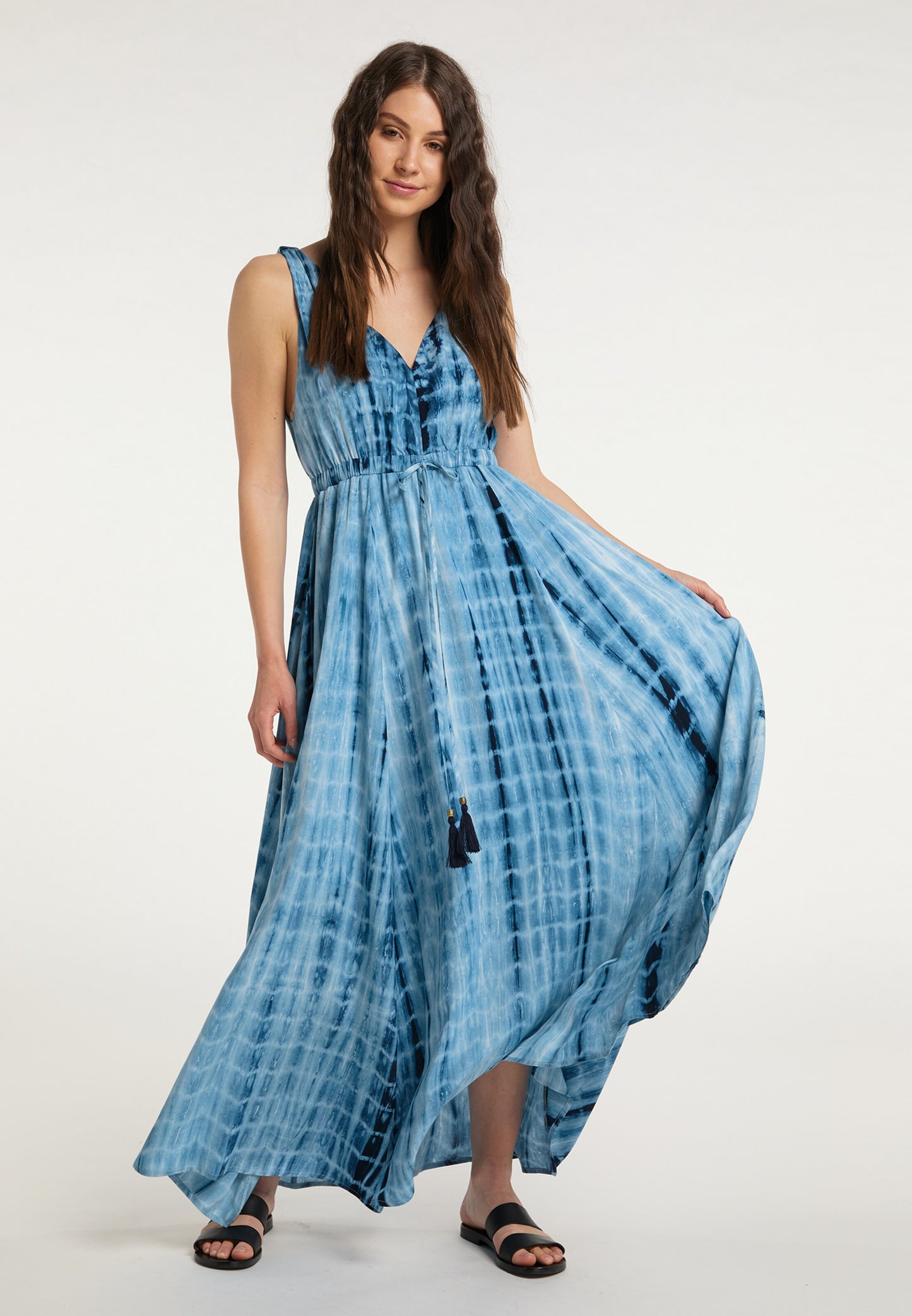 IZIA Strandjurkjes Strandjurk Dames Blauw / Donkerblauw