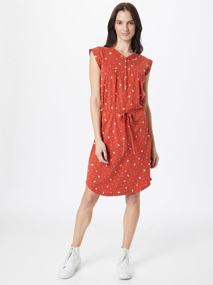 Ragwear Zomerjurken Zomerjurk ZOFKA Dames Oranjerood