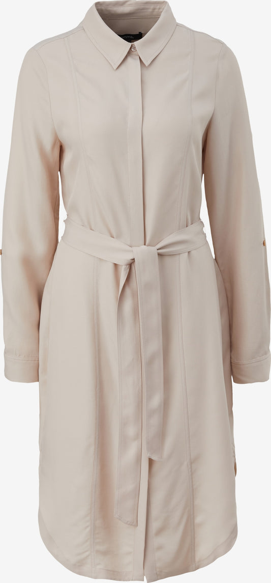Comma Blousejurken Blousejurk Dames Sand