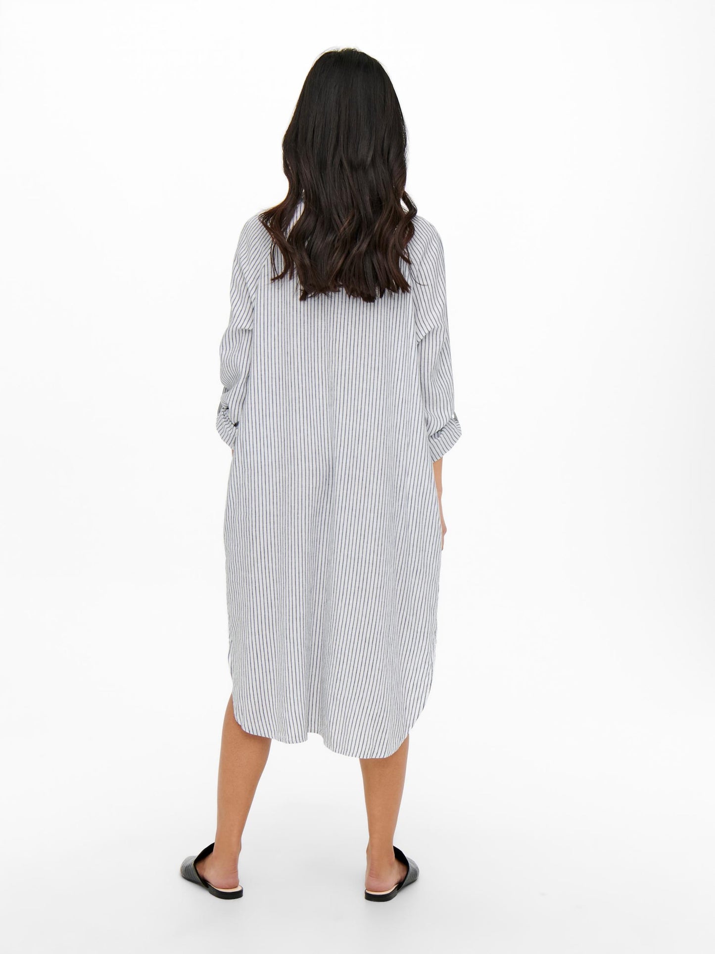 ONLY Blousejurken Blousejurk Linette Dames Wit
